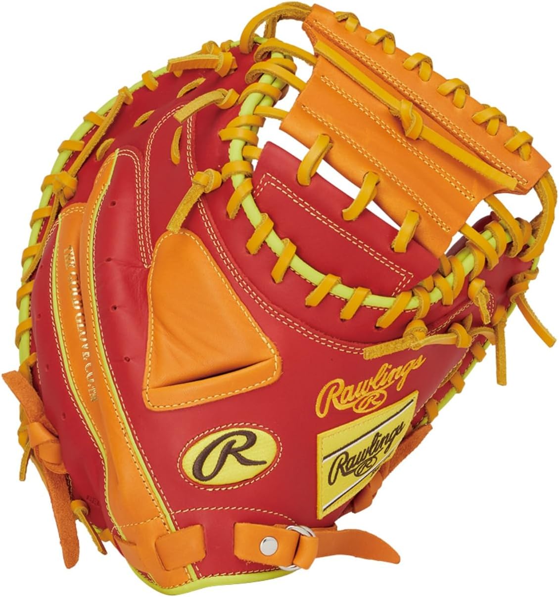 Rawlings Baseball Glove Soft Hyper TECH Color SYNC GR5FHTC2AF Catcher's Scarlet/Orange 33" *for Right Throwing