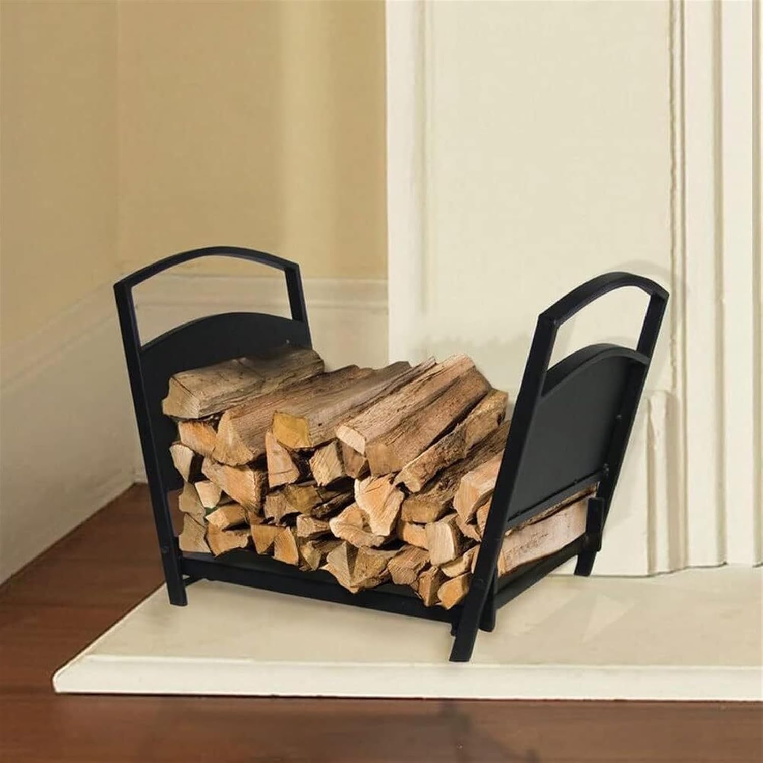 Store Firewood Rack Indoor Wood Rack For Firewood Heavy Duty Log Store Kindling Holder Fireplace Storage Wood Store