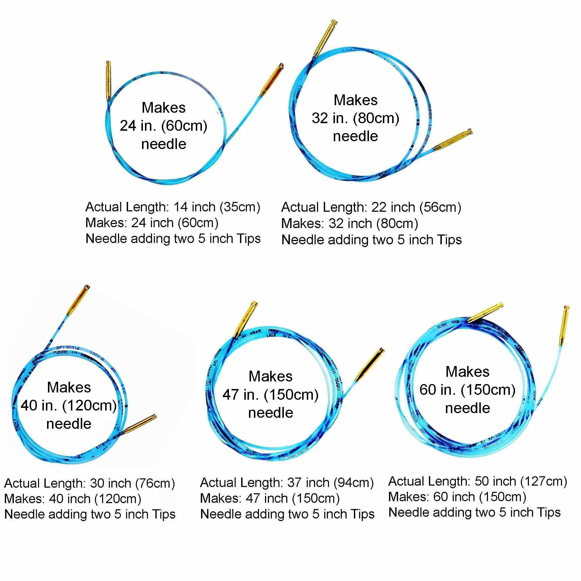 Addi Click Interchangeable Mixed Circular Knitting Needle Set With