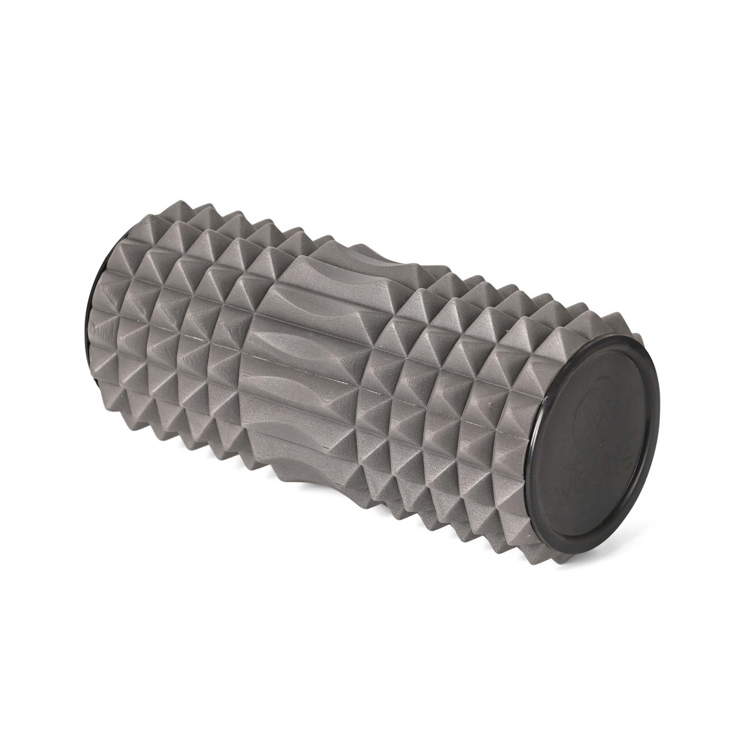 Wiselife Eco-Friendly Spikes Foam Roller | Premium Eva Foam | Light Weight & Travel-Friendly Foam Roller for Relieve Muscle Tightness, Soreness & Inflammation (Silver)