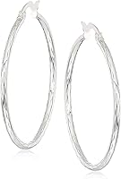 Vista 1 de Tienda Collection Pendientes de aro DC Click de plata de ley