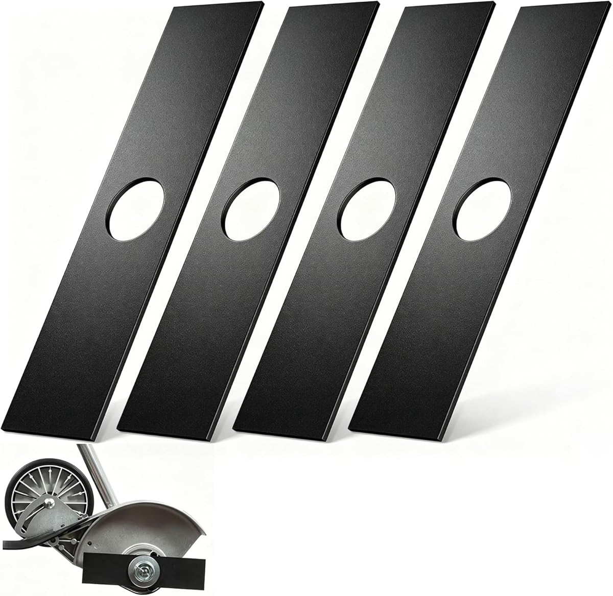 4 PC 8" Edger Blades for STIHL FC 56 C-E/FC 91 /FC 70 /FC 111Gas-Powered Curved Shaft Edger/FCB KM/FCS-KM Straight Lawn Edger/FCA 140 Edger, 8in. Blade
