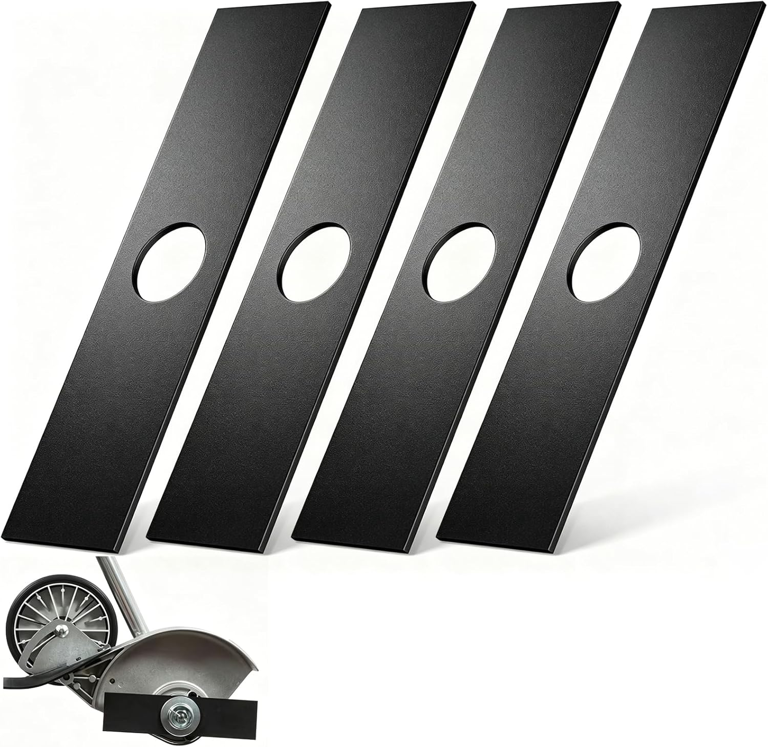 4 PC 8" Edger Blades for STIHL FC 56 C-E/FC 91 /FC 70 /FC 111Gas-Powered Curved Shaft Edger/FCB KM/FCS-KM Straight Lawn Edger/FCA 140 Edger, 8in. Blade