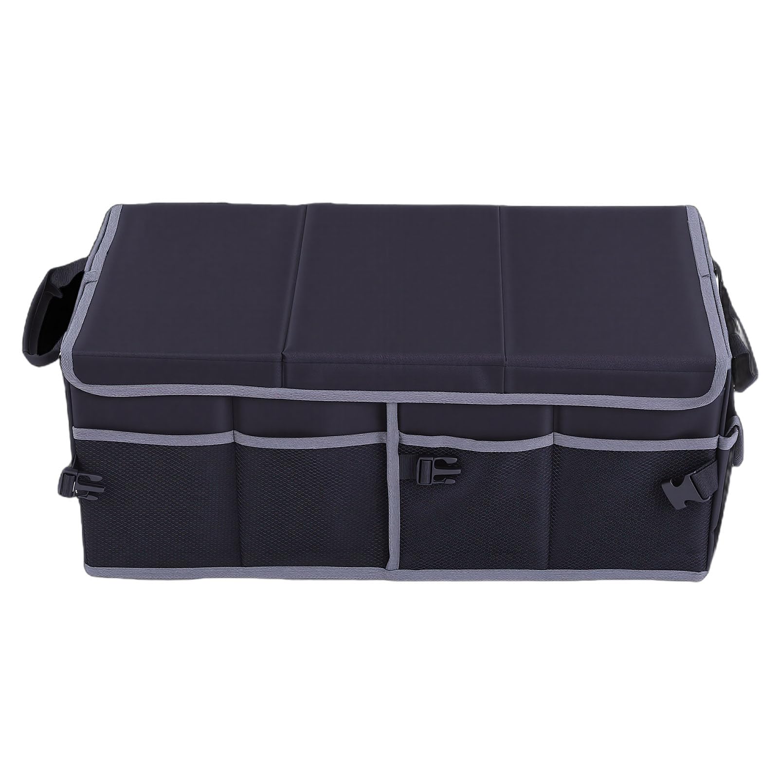 Organizzatore per Bagagliaio per Auto, Contenitore Impermeabile Multiscomparto per Campeggio e Viaggi su Strada 60x32x24 Cm