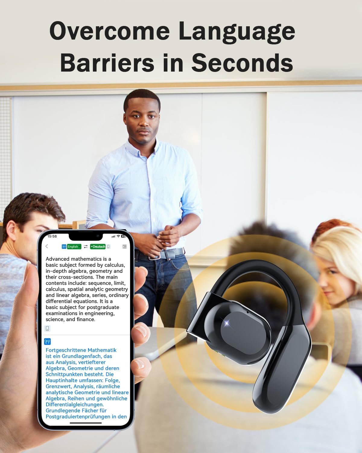 Povezivanje slušalica prevoditelja