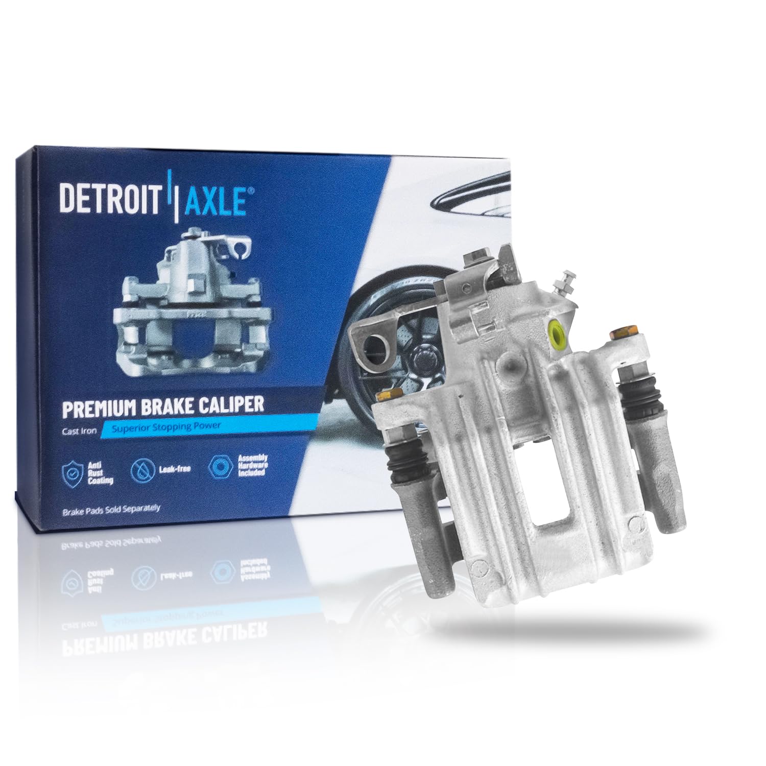 Detroit Axle - Rear Right Brake Caliper for Volkswagen Jetta City