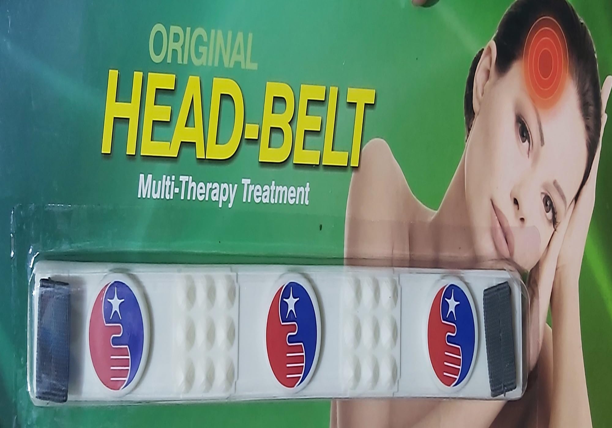 ACS MART Head Belt MIGRANE HEADACHE DIZENESS MAGNETIC COPPER PYRAMIDS POWER Powerful