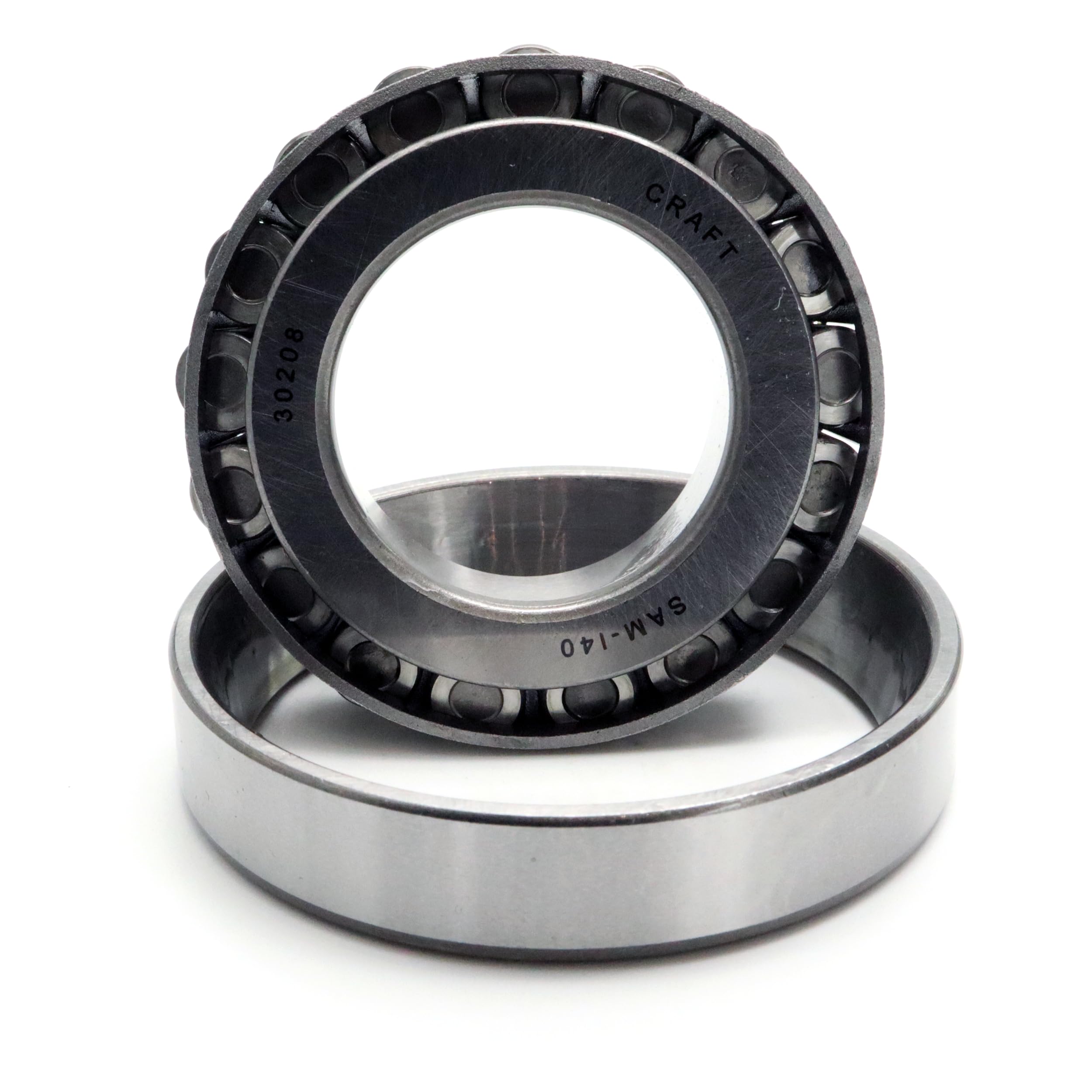 Roulement à rouleaux coniques 30208 - 40 x 80 x 19,75 mm - Roulement de précision très résistant pour charges axiales et radiales - DIN 720 ISO 355 - Durable et résistant à la chaleur