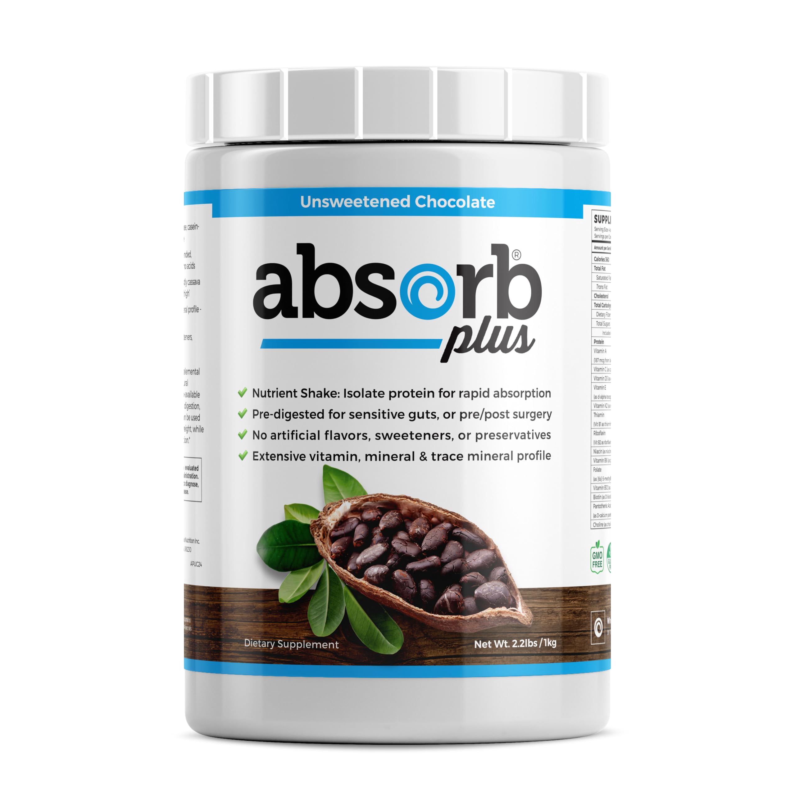 Isolate Protein - Diet Supplement for Improved Gut Health, Extra Nutritional Support, Non-GMO, Gluten-Free, Lactose-Free, Casein-Free (2.2 Lbs, Unsweetened Vanilla) — Amazon image 22