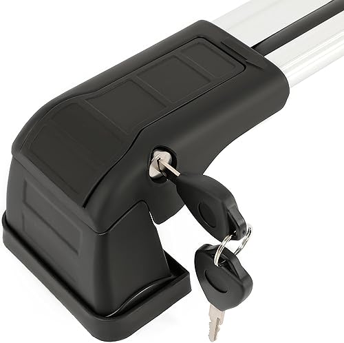 Miniatura 5 de HECASA Barras transversales con cerradura compatibles con Mazda 5 220 libras 2006-2017, portaequipajes, portaequipajes, portaequipajes, rieles
