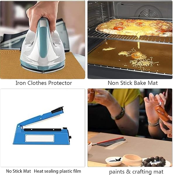 Creatorally PTFE Transferpressen Tücher 3er Set – 40 × 50 cm Antihaft & Hitzebeständig für Sublimation, Bügeln & Heat Press - 4