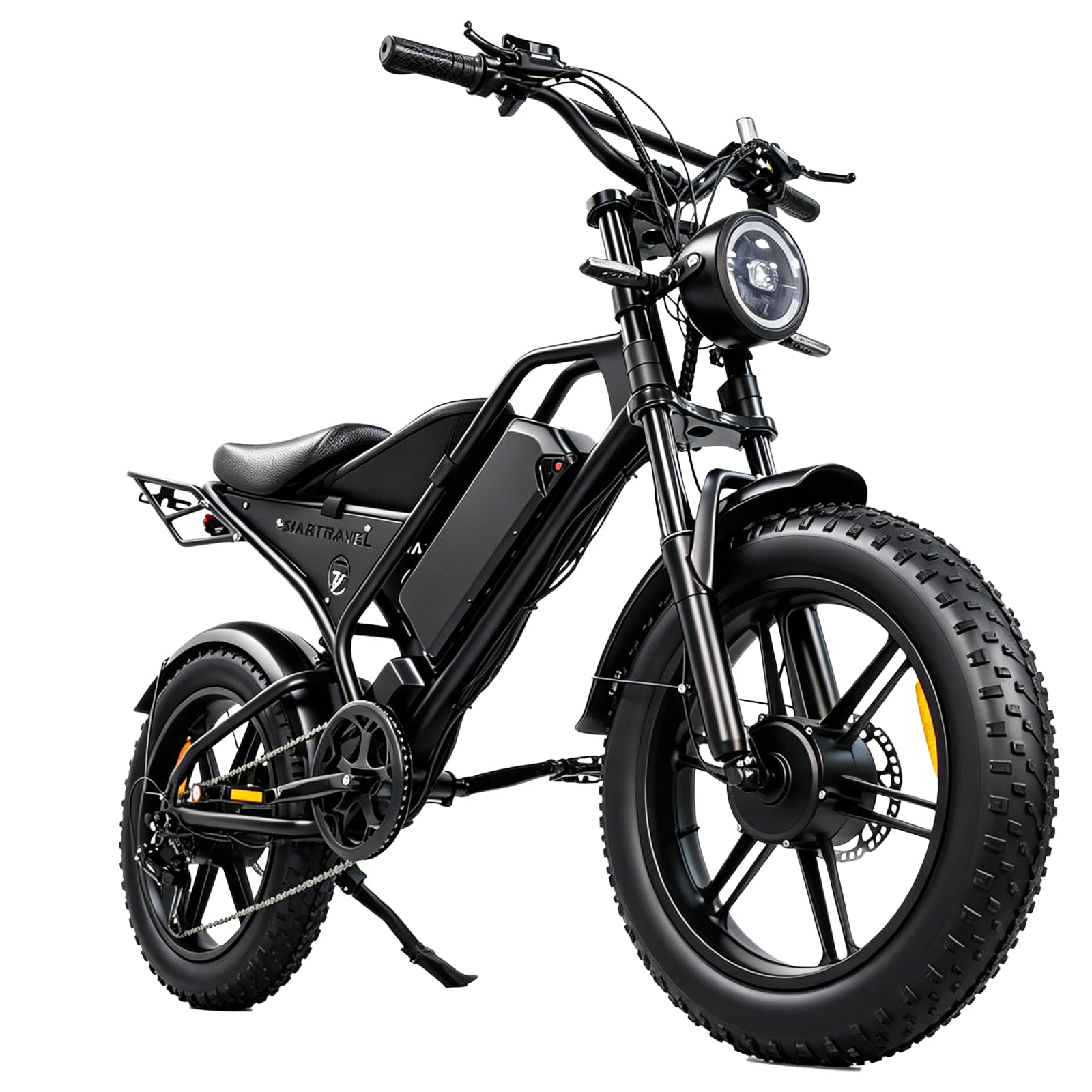 Bicicletta elettrica da fuoristrada, batteria rimovibile da 48 V e 20 Ah, | Freni a disco idraulici, motore brushless, pneumatici larghi, sospensioni integrali per carichi pesanti, 5 marce e 7 rapporti