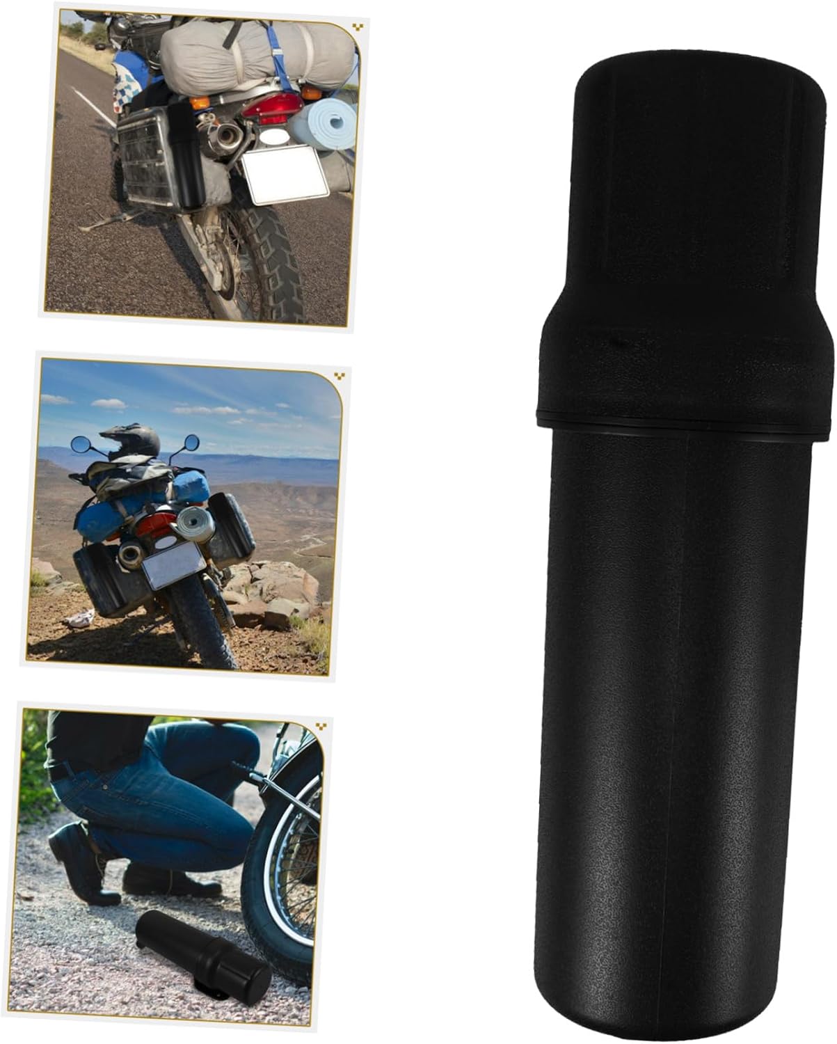 Alipis Waterproof Tool Bucket Accessories Storage Tools Tube Duty Outdoor Hardware Large Rack Men Motorcycle Holder Trailer Black Plastic