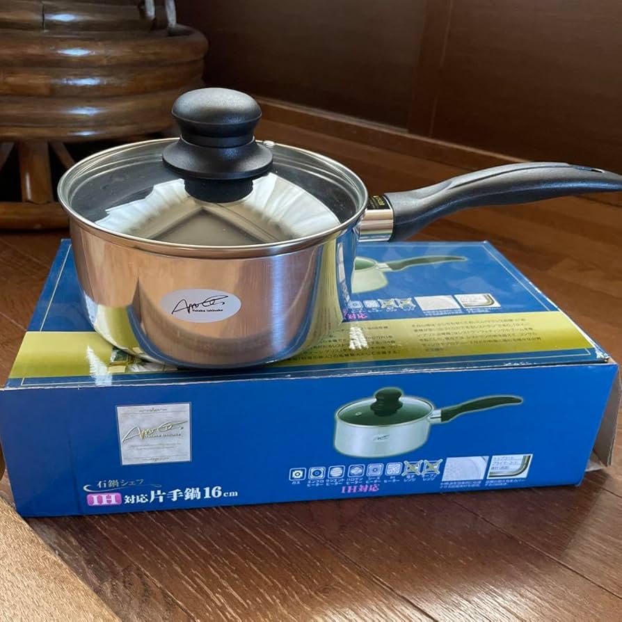 Amazon.co.jp: 石鍋シェフ IH対応 片手鍋 16cm 石鍋裕 : ホーム