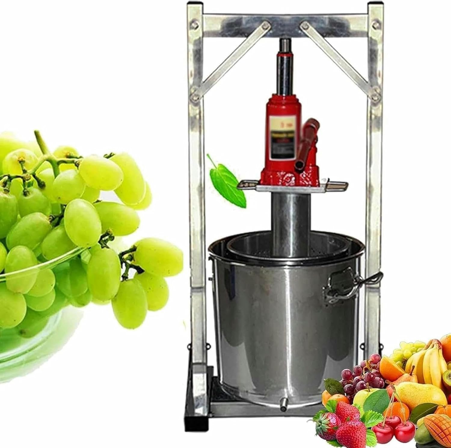 Fruit Wine Manual Press, Fruit Wine, Cider Press, Fruits Press Squeezer, Fruit and Herbal Wine Press with Cheese Tincture, to Make Wine Juice ~/