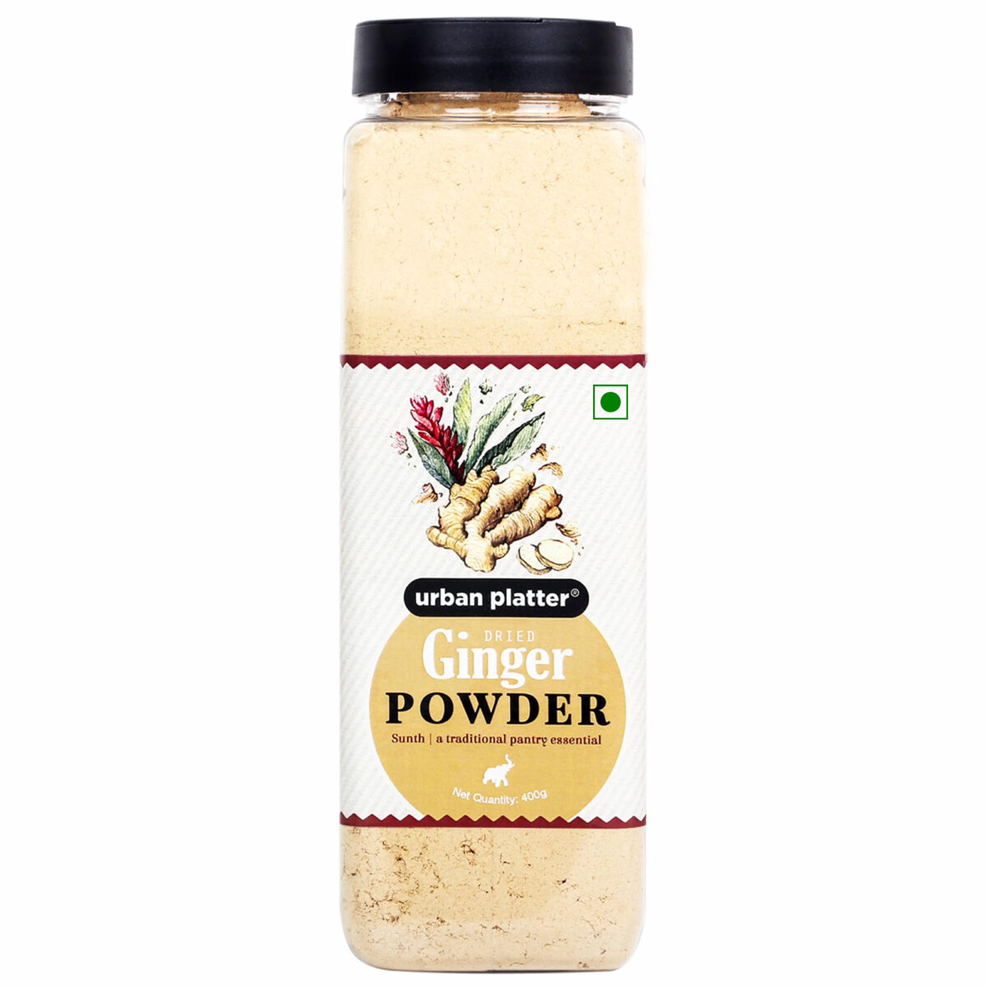 Urban Platter Dried Ginger Powder (Sunth), 400 Grams