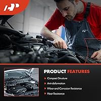 Vista 5 de A-Premium Polea equilibradora armónica del motor – Compatible con Ford Mustang 05-10, Mountaineer & Explorer 03-10, Ranger 01-11, E-350 Super Duty