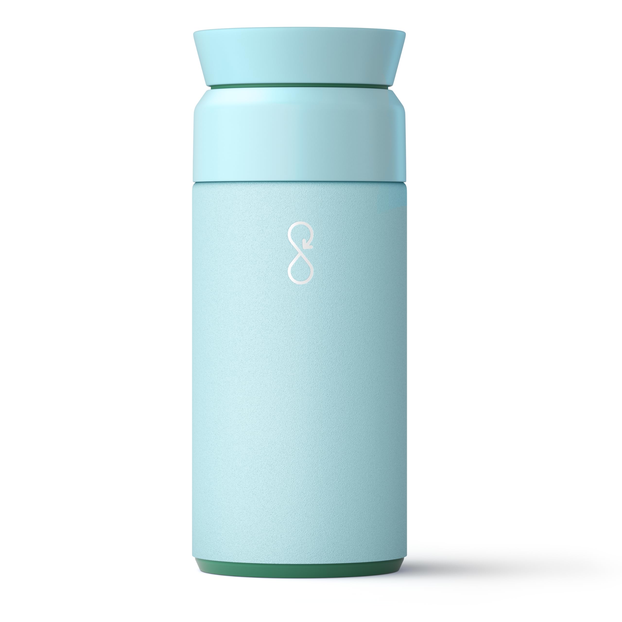 Ocean Bottle Brew Flask With 360º Leak Proof Lid Eco-Friendly Bottle - Sky Blue - 350ml