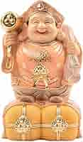 大黒天　七福神　木彫り　置物　オブジェ　インテリア　天然木　手彫り　縁起物　正月 61rb9qQo0OL._UF350,350_QL80_.jpg