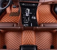 Vista 18 de Alfombrillas de automóvil para Mercedes-Benz G, GL, GLA, GLB, GLC, GLE, GLK, GLS, M, ML 2000-2023 forros de cuero antideslizantes (negro y beige)