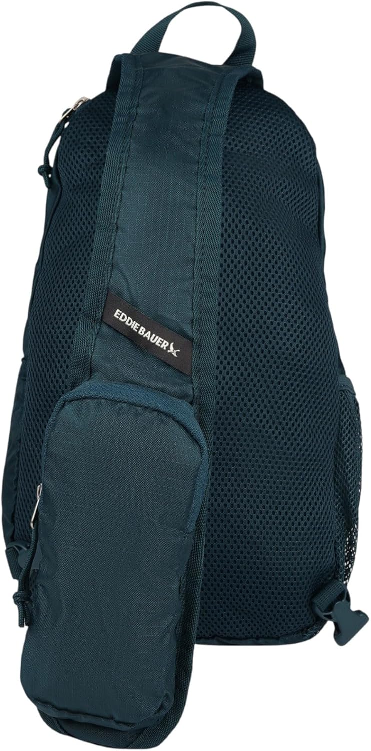 Eddie Bauer Stowaway Packable Sling Bag | Travel | Outdoor | Lightweight | Compact | Ripstop Nylon, Marine-10L - Image 5
