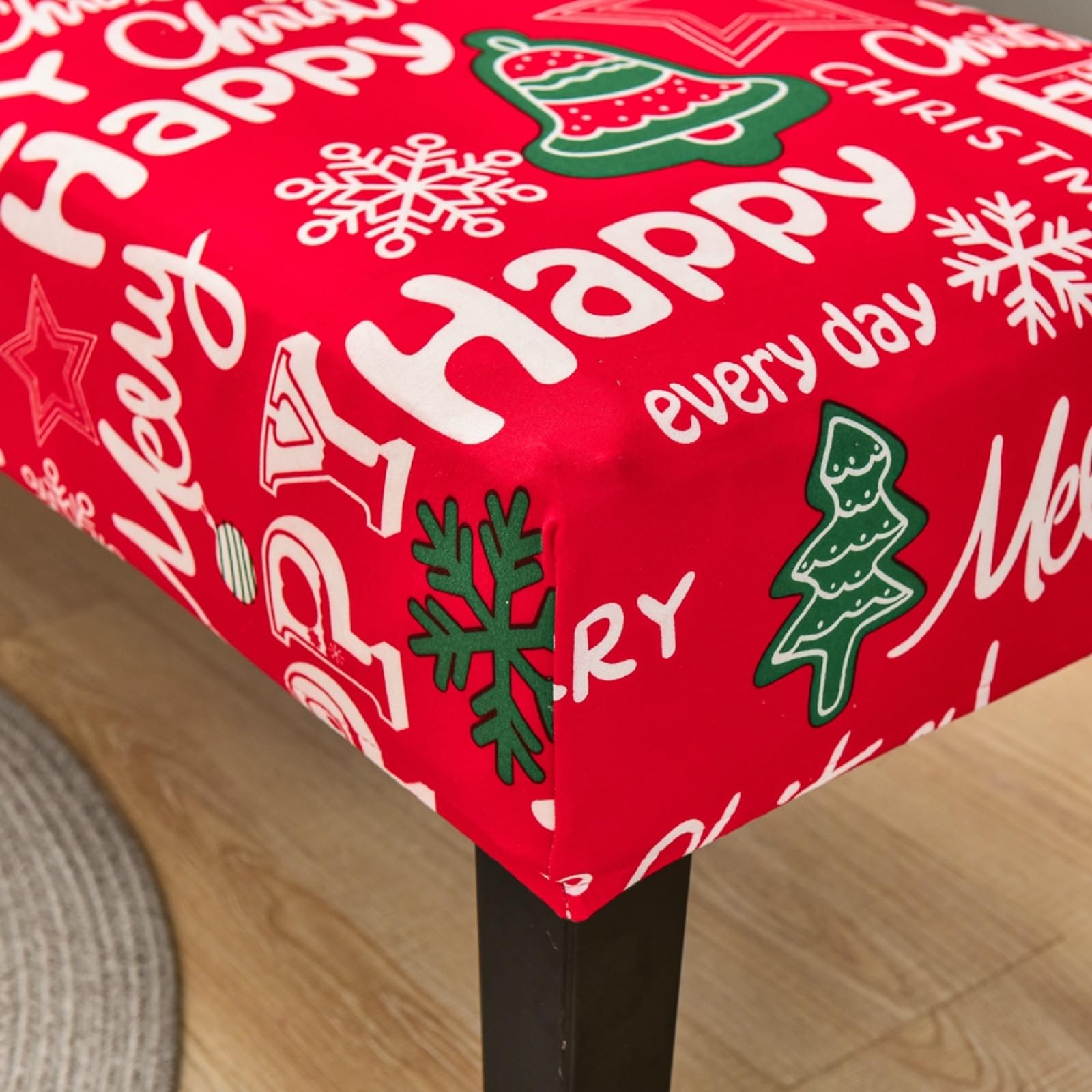 HAOYONG Dining Bench Cover Stretch Spandex Bench Seat Cushion Slipcovers Rectangular Piano Bench Slipcover Stretch Bench Seat Furniture Protector for Living Room Kitchen Bedroom