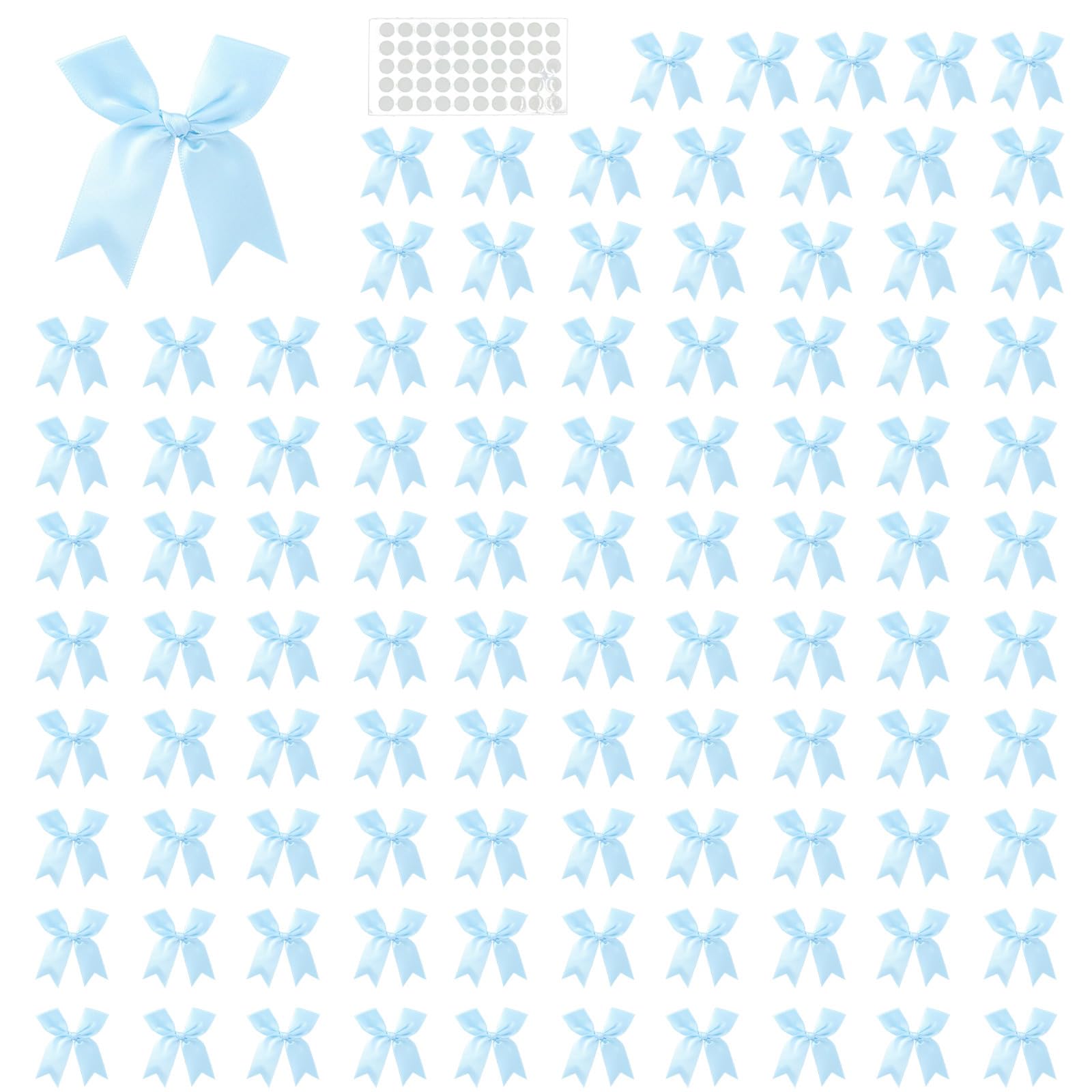 YPBEW 100Pcs Ribbon Bowknot 8cm Polyester for Wine Bottle Cake Packaging Decoration Party Decoration Bowknot
