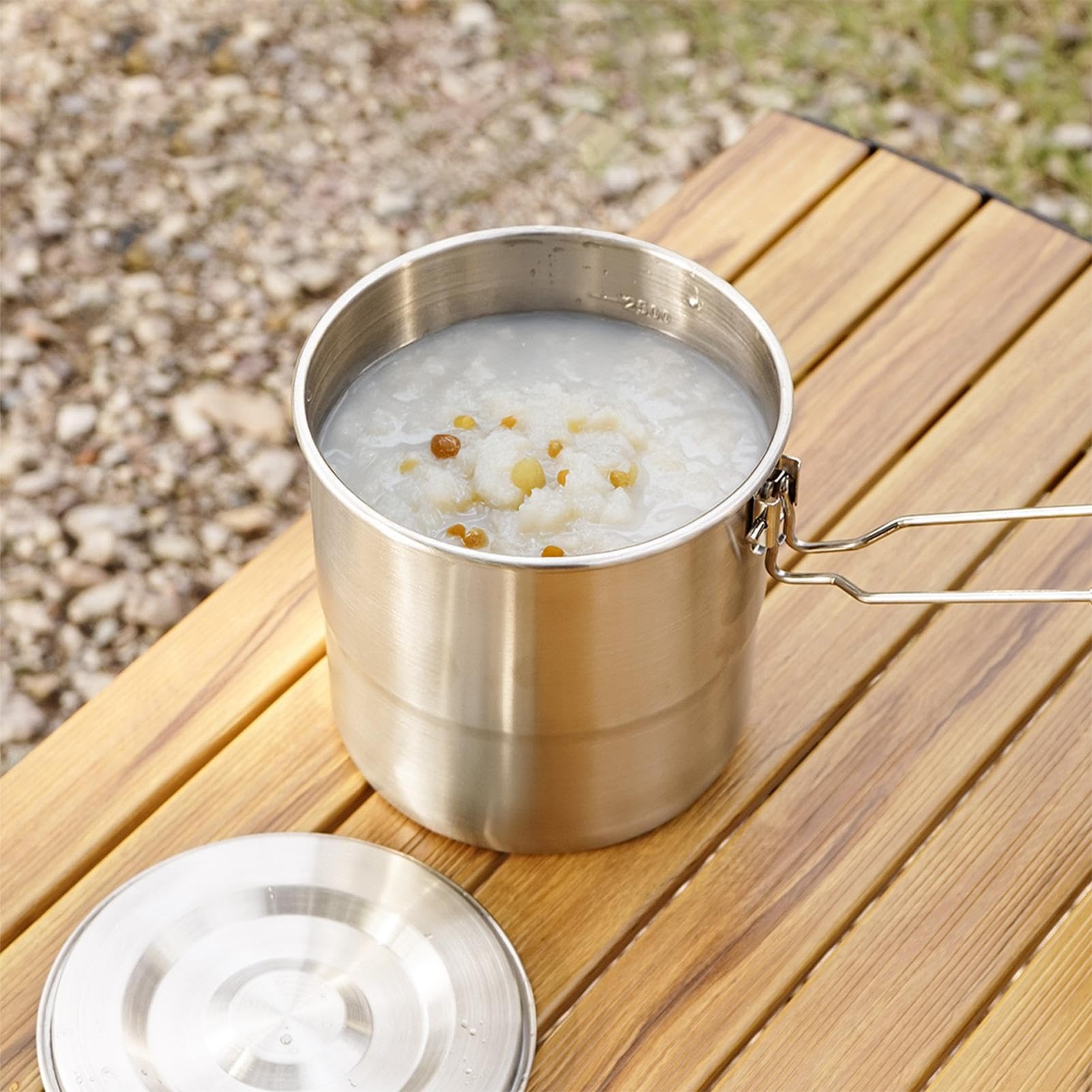 Camping-Kochset, Camping-Kochtopf-Set – Überlebensausrüstung für Erwachsene, Familie, Outdoor, Reisen, Wandern, Picknick, Hinterhof-Abenteuer