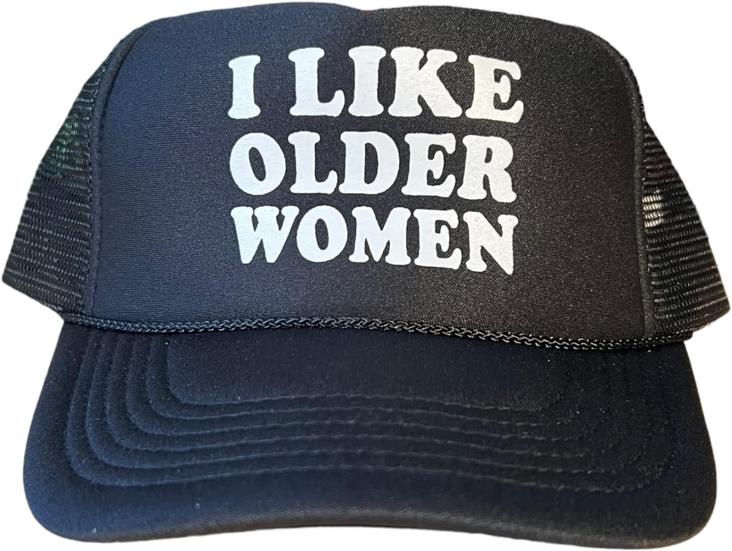 Trucker Hat Snapback Trucker Hat for Men or Women, Vintage Fit with Funny Novelty Graphic, Custom