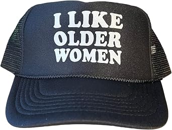Trucker Hat Snapback Trucker Hat for Men or Women, Vintage Fit with Funny Novelty Graphic, Custom