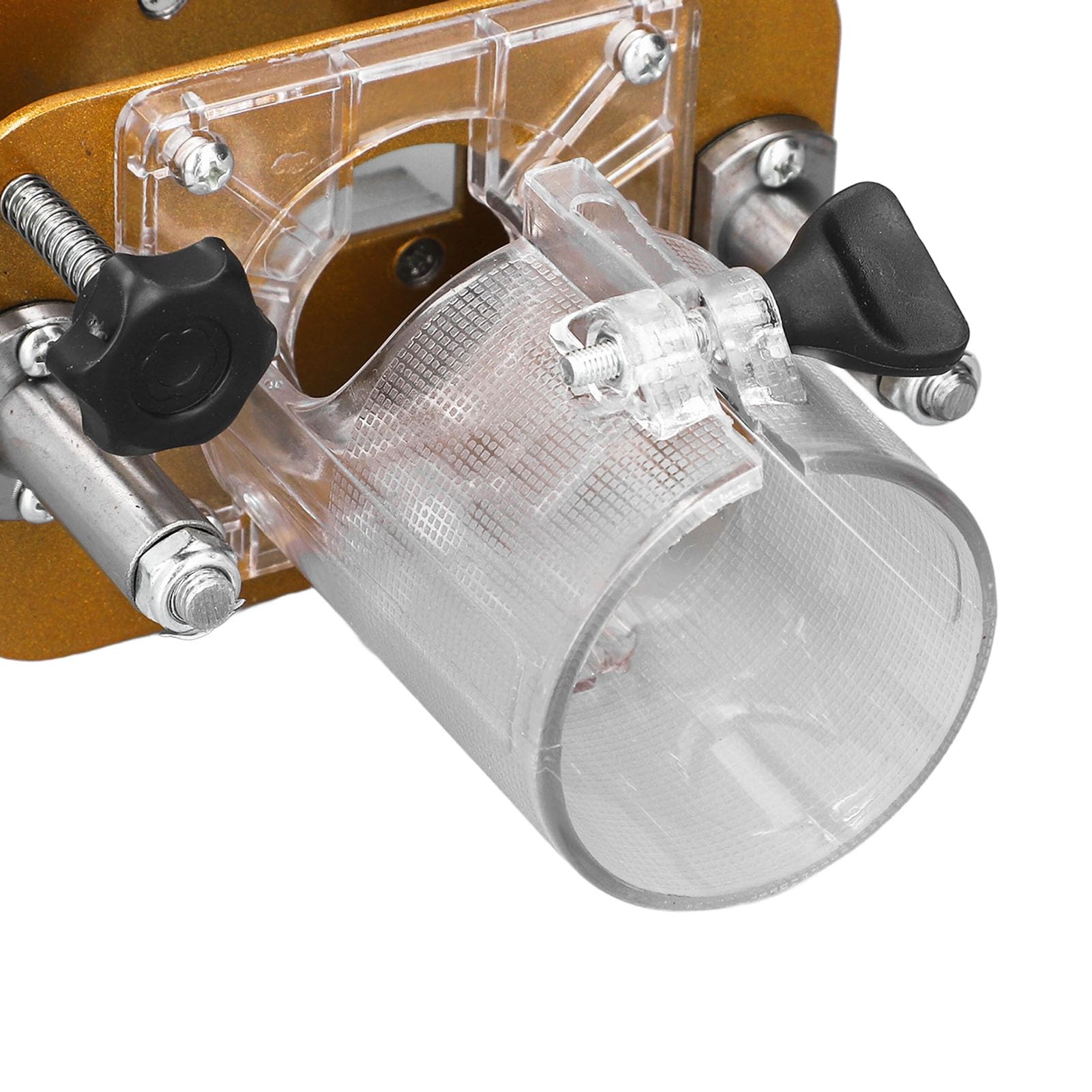 Mortasatrice 2 in 1, Localizzatore di scanalature per fresatrice per legno, Mortasa e tenone regolabili in acciaio inossidabile con personalizzazione larghezza profondità altezza,