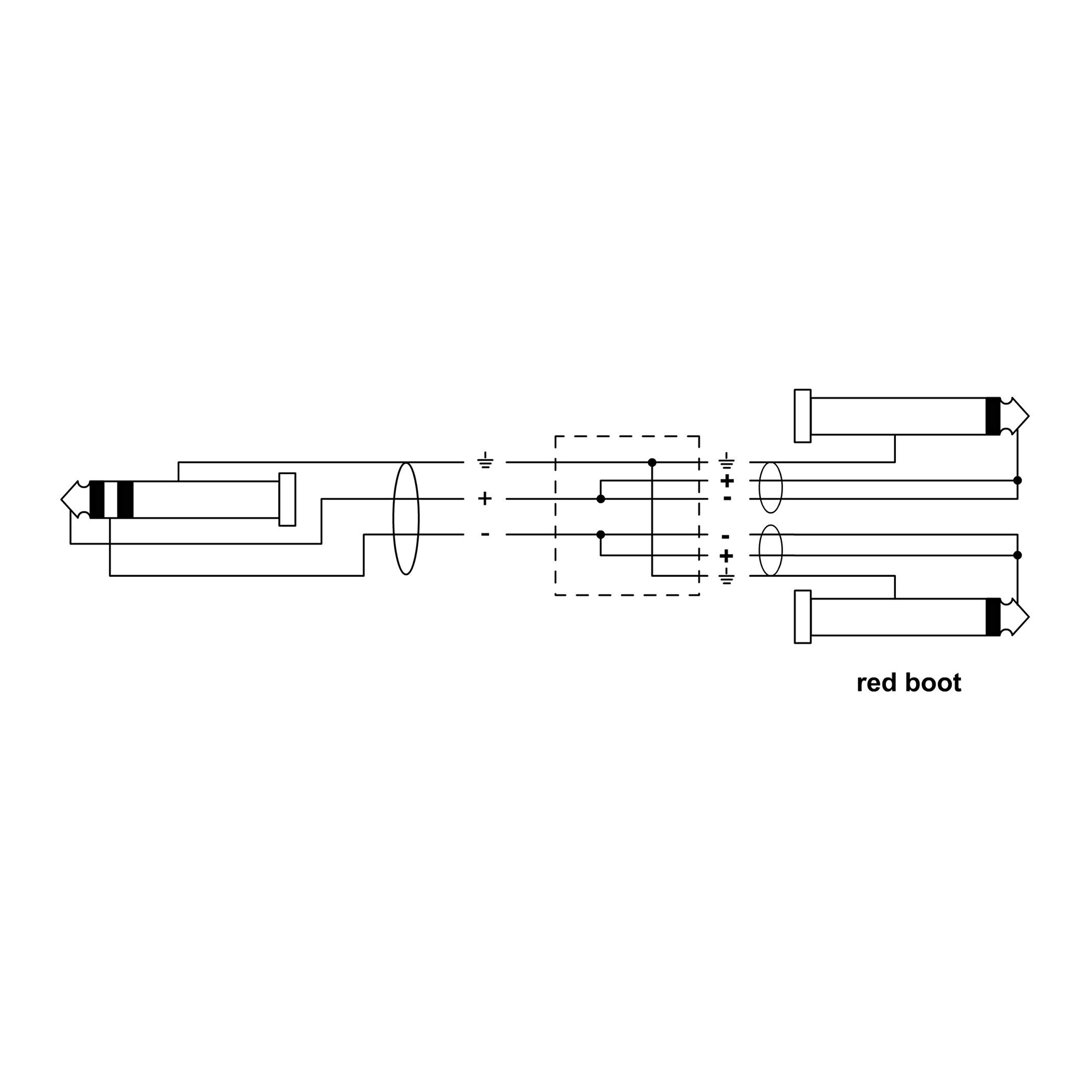 Cordial CFY 0,9 VCC kabel adaptera Y 3,5 mm jack stereo do 2 x 6,3 mm mono jack pozłacane styki 90 cm