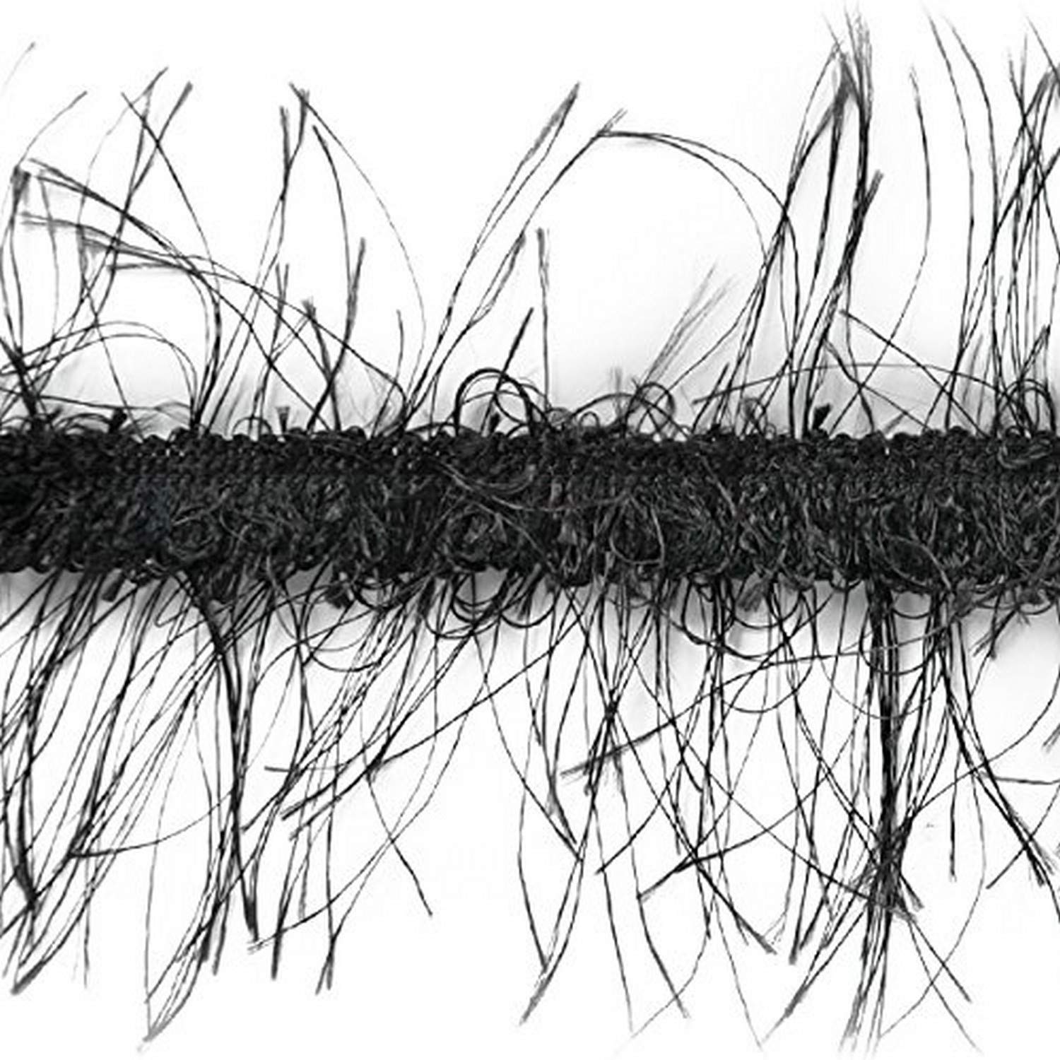 Expo International Pippa Eyelash Fringe Trim, 10 yd, Black