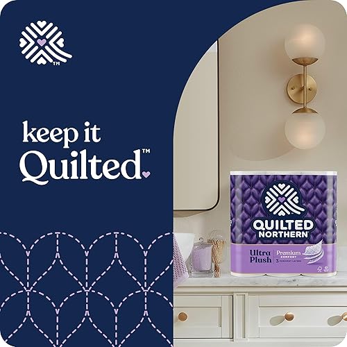 Miniatura 3 de Quilted Northern Papel higiénico ultra afelpado, 24 megarrollos  96 rollos regulares, 3 veces más absorbente*, papel higiénico lujosamente suave,