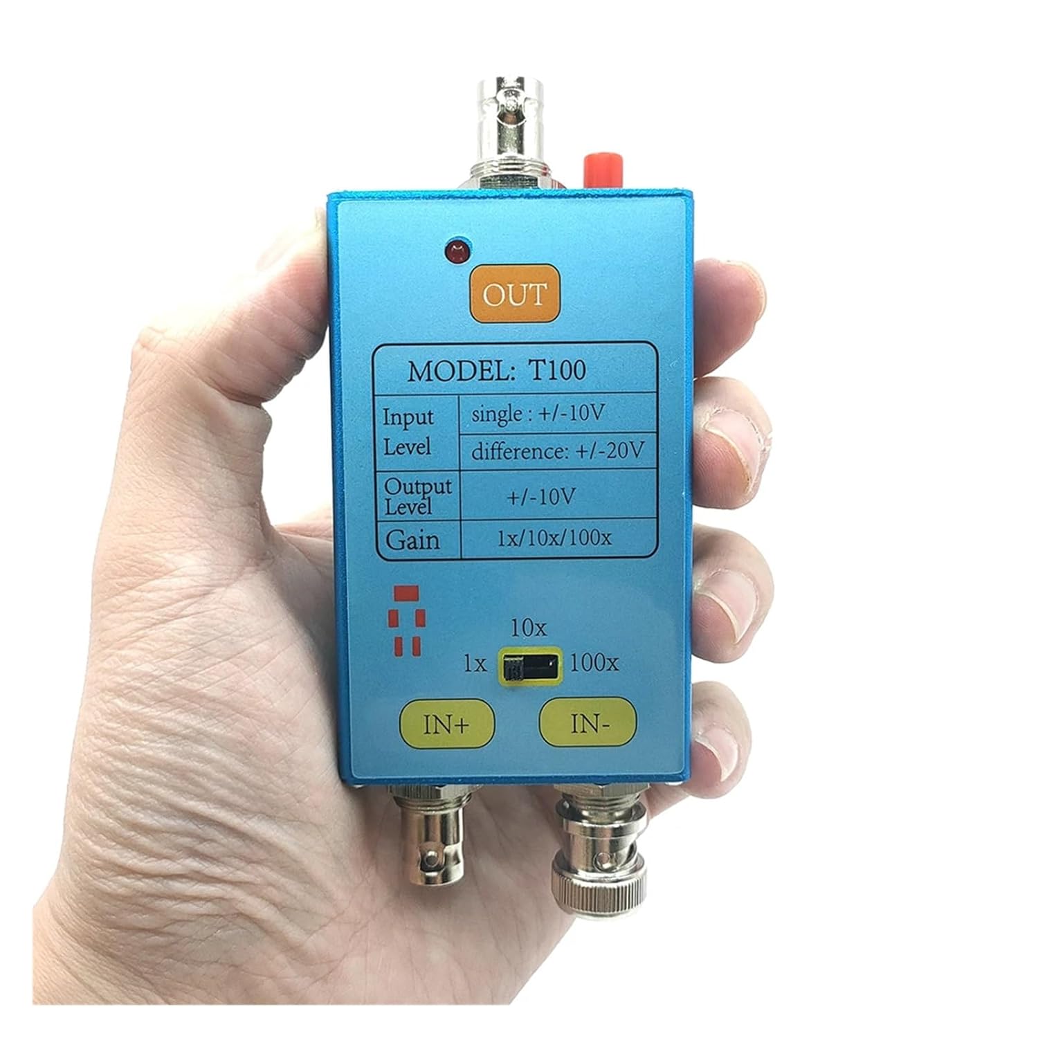 1x 10M差動プローブオシロスコープバッテリー駆動の低ノイズ家電アクセサリーメンテナンス担当者