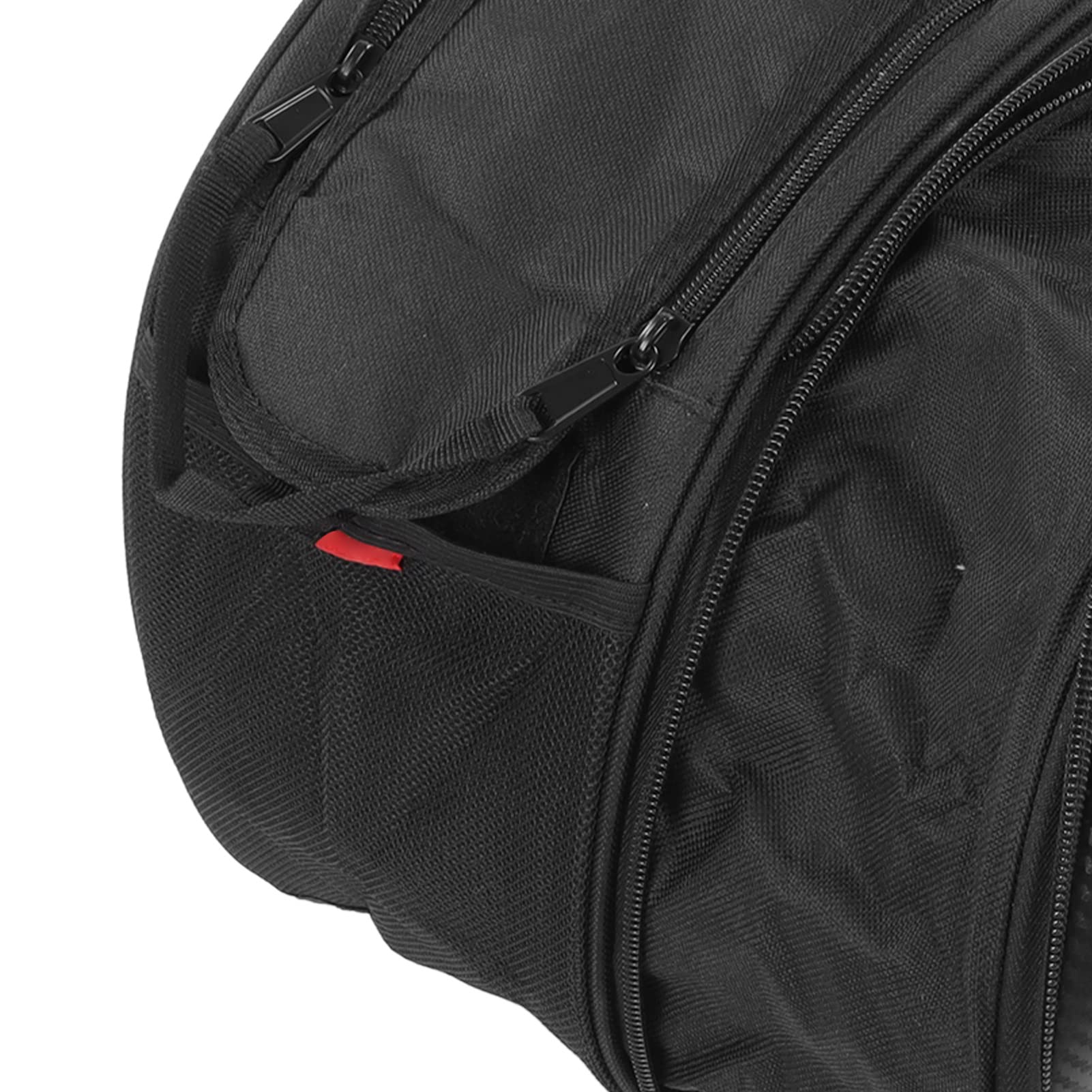 Par de Bolsas para Sillín de Motocicleta, Bolsas Laterales Oxford 600D con Cubiertas para Lluvia, Capacidad Ampliable de 36L-58L, Ajuste Universal para (Impresión por Transferencia de Agua)