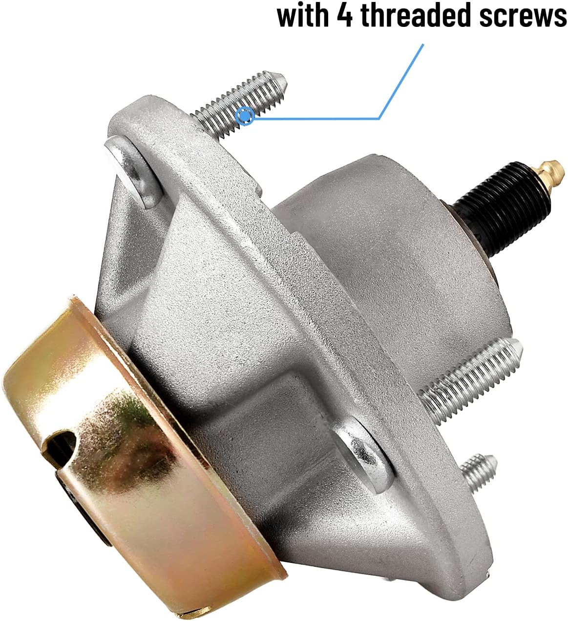 AM144377 Deck Spindle Assembly Fit for John Dee re Mower, AM124498 Spindle Compatible with John Dee re X530 X300 X540 Z425 LT133 LT155 LT166 LX280 Mower, Replace AM135349 AM131680 AM144377, 3 Pack