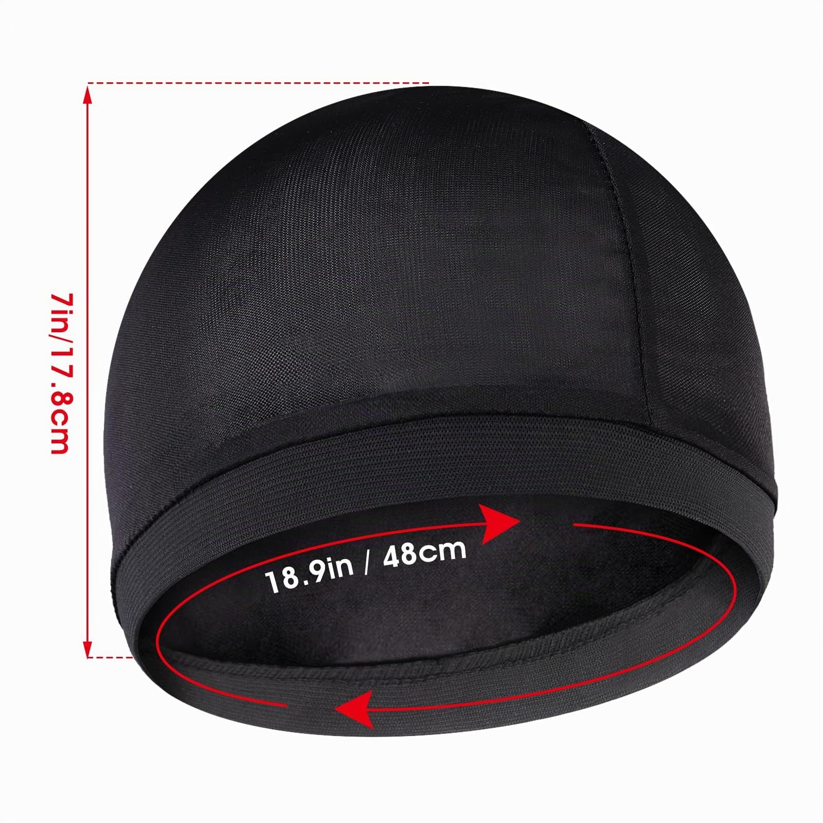 Sibba Gorras de ondas sedosas para hombre, banda elástica, durags para 360, 540, 720, suaves, transpirables, accesorios de baño, unisex, para adultos y niños