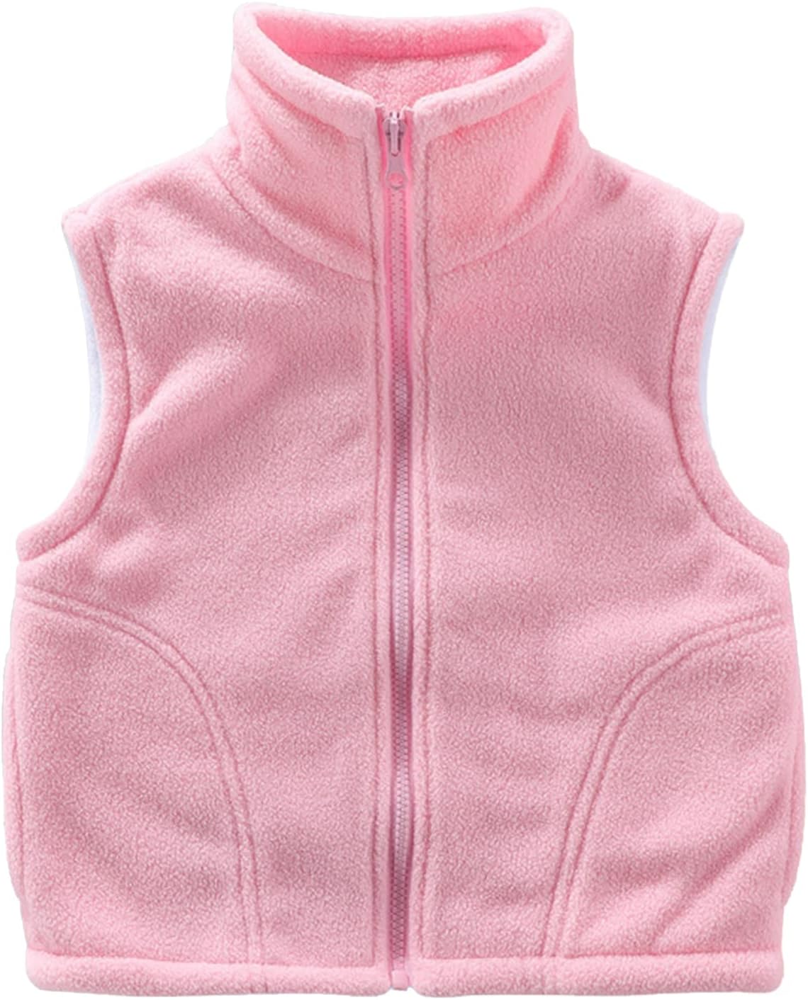 Gilet In Pile AIEOE Per Bambini - Senza Maniche, Con Cerniera E Colletto Alto, 110-160 Cm - Foto 9