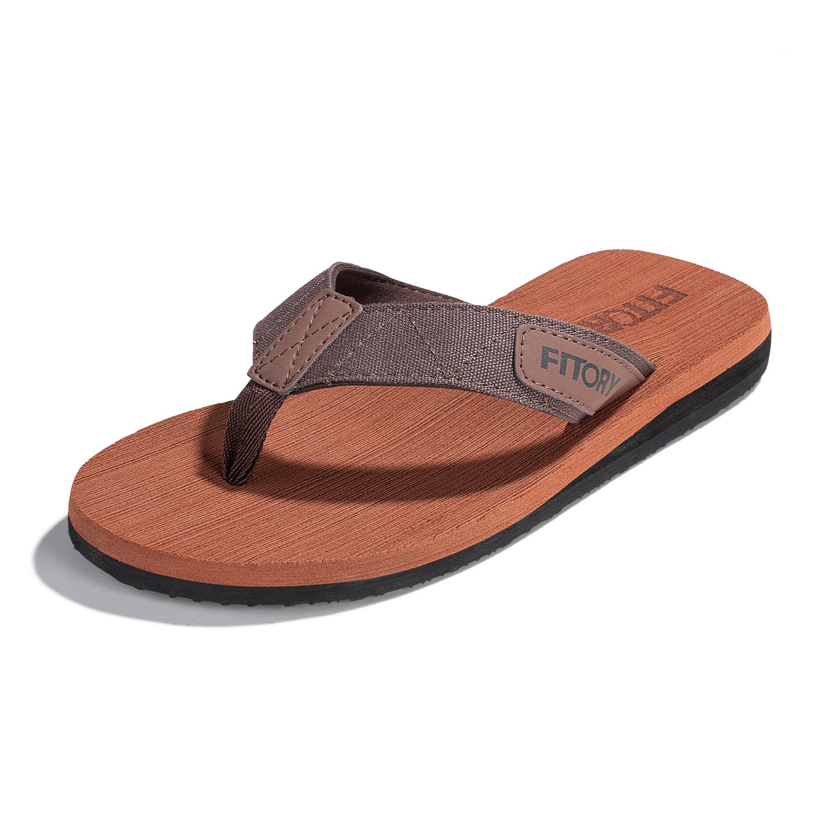 FITORY Men's Flip-Flops, Thongs Sandals Comfort Slippers for Beach