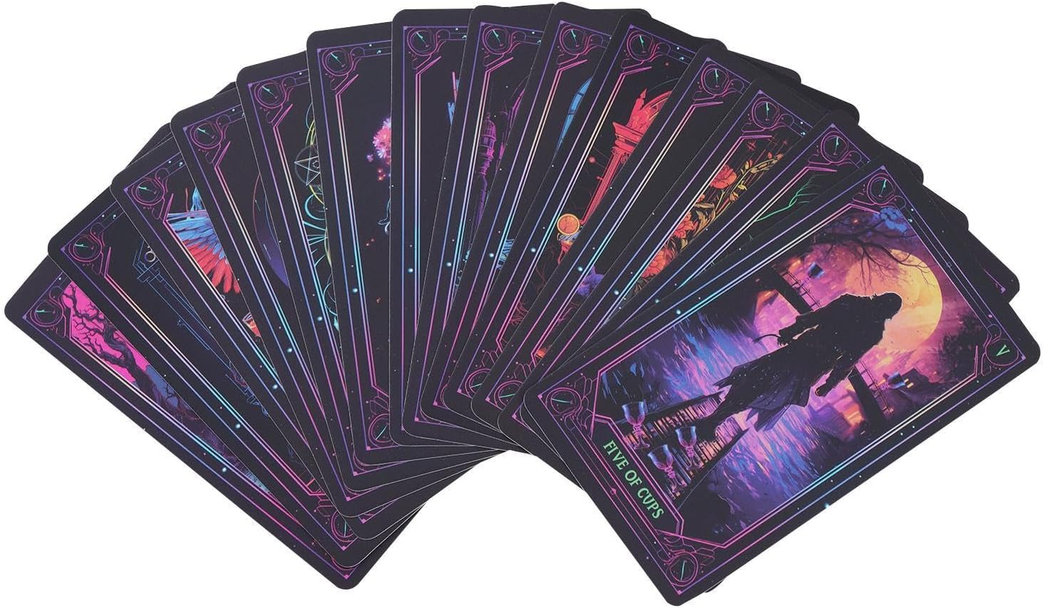 Tarot Card Deck English Version Tarot Oracle Deck Fortune Telling Game | Oracle Cards for Beginners Divination Tools Holiday Family Party Entertainment