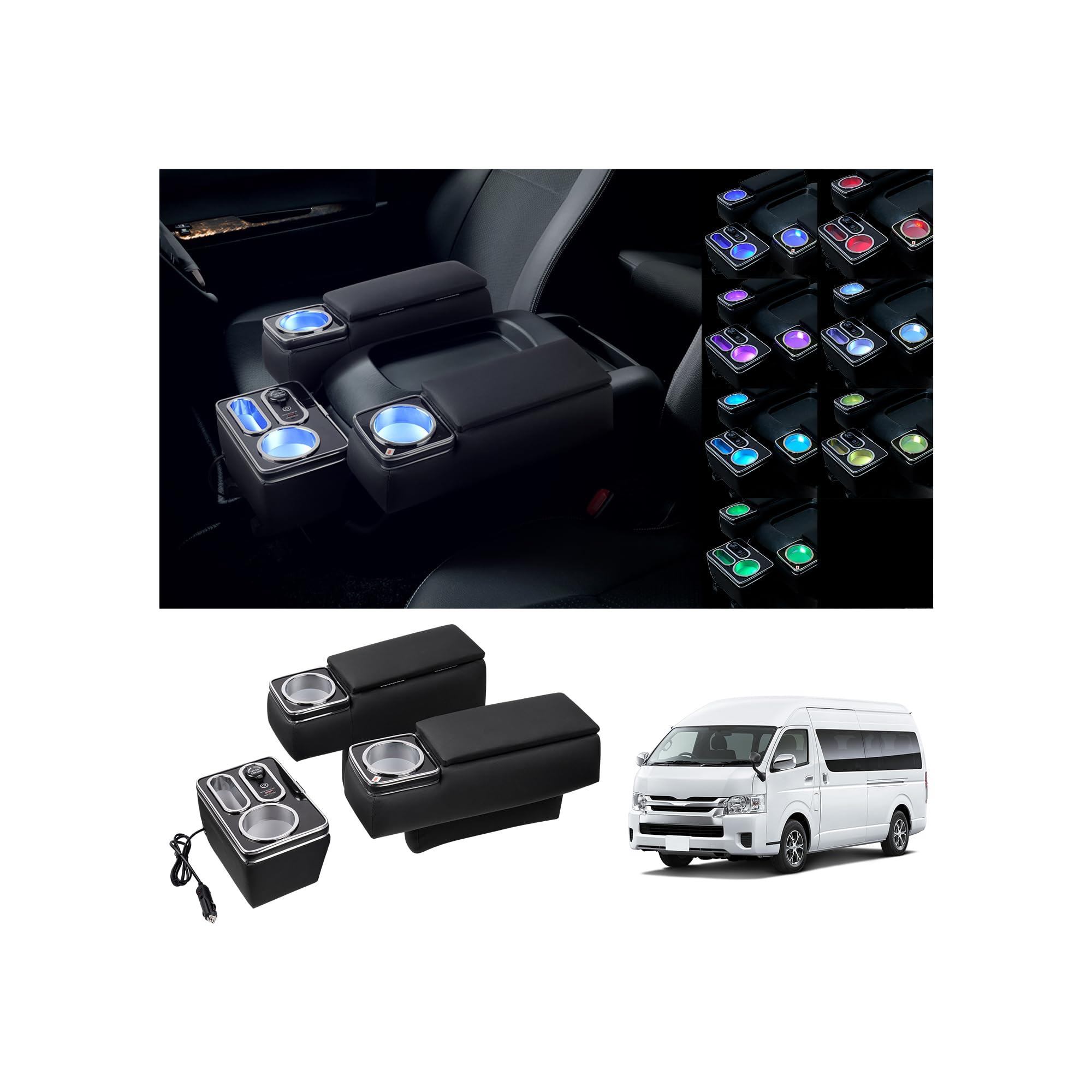 Amazon | 【呼吸ランプ・ 7色変換】LIMSTYLE トヨタ 新型 ハイエース