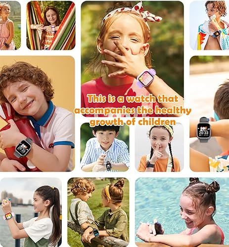 Miniatura 8 de Reloj inteligente para niños y niñas, IP68 impermeable, reloj rastreador de actividad física, monitor de sueño de frecuencia cardíaca, 8 modos