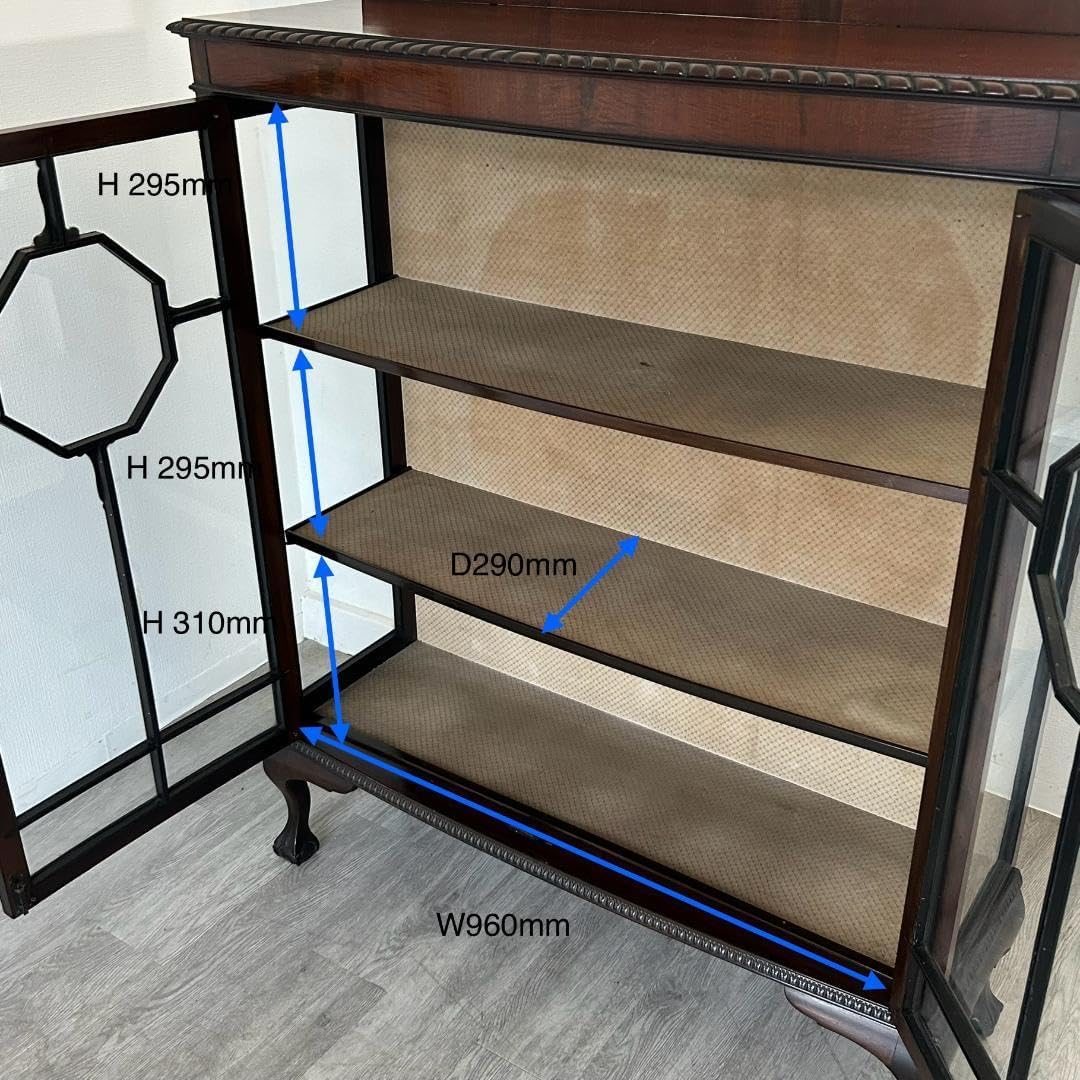 イギリス アンティーク 家具 ディスプレイ キャビネット １９３０年頃 300A