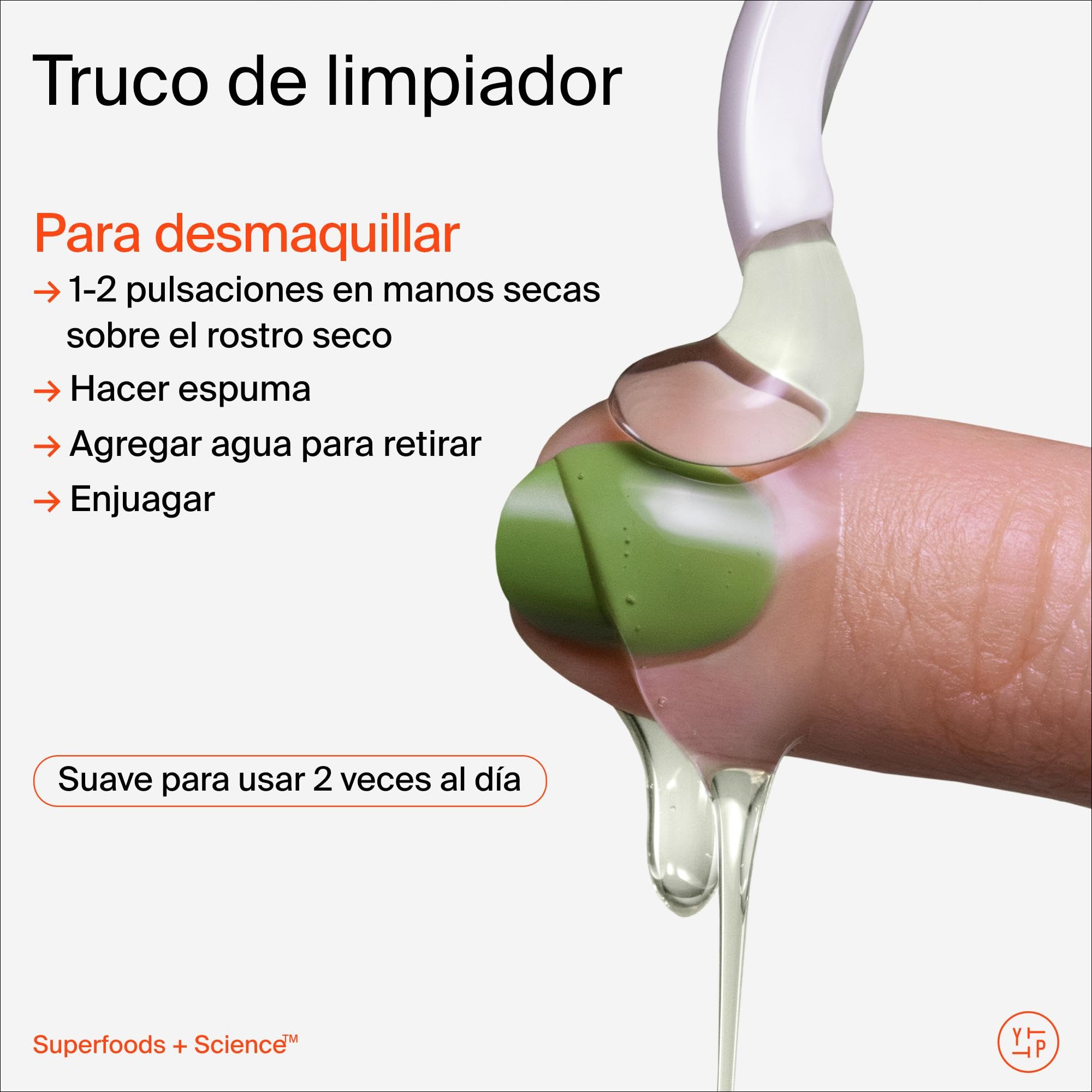 Youth To The People Superfood Cleanser, Limpiador Facial, Enriquecido con Kale, Té Verde y Espinaca, pH Equilibrado, Para Todo Tipo de Pieles, Desmaquillante Suave para Pieles Sensibles