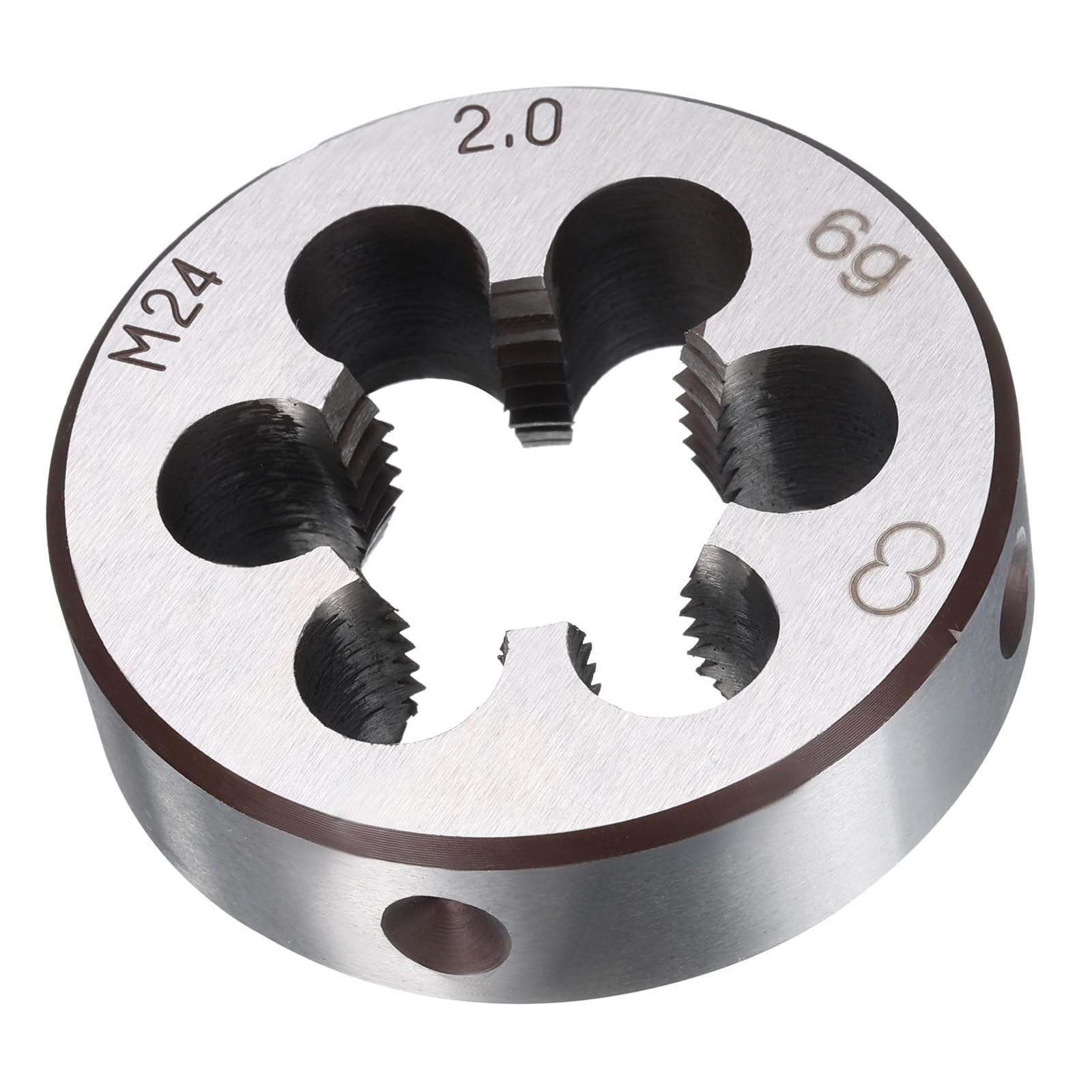 Filière M24 x 2 en alliage d'acier robuste pour filetage mécanique précis