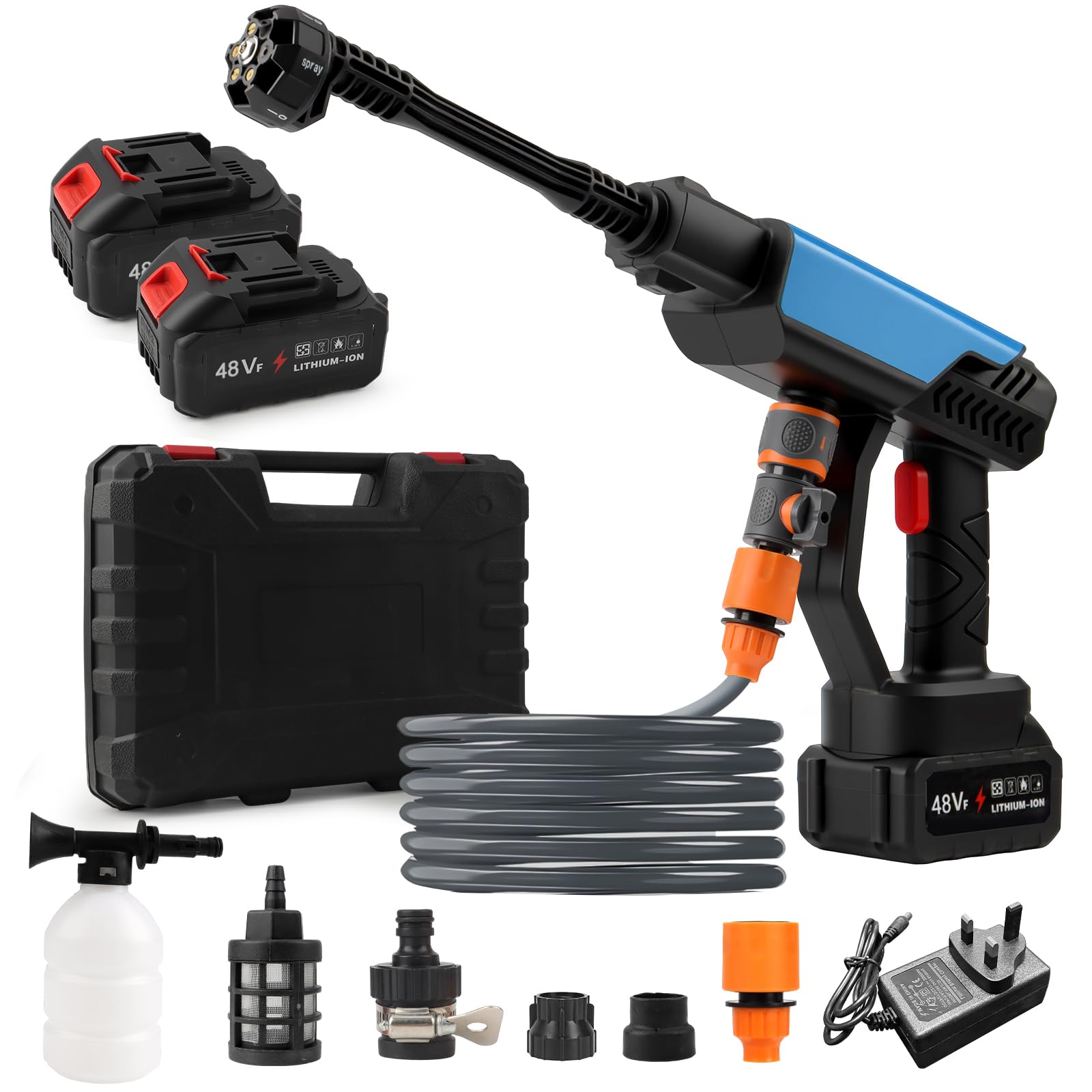YCWF Cordless Pressure Washer,900PSI Portable Pressure Washer