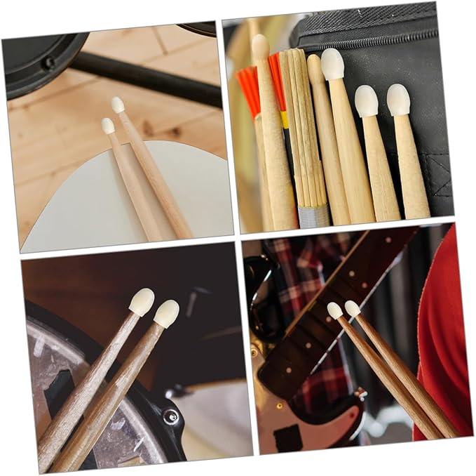 Accesorios para baquetas con puntas de silicona 20 pcs miniatura 3