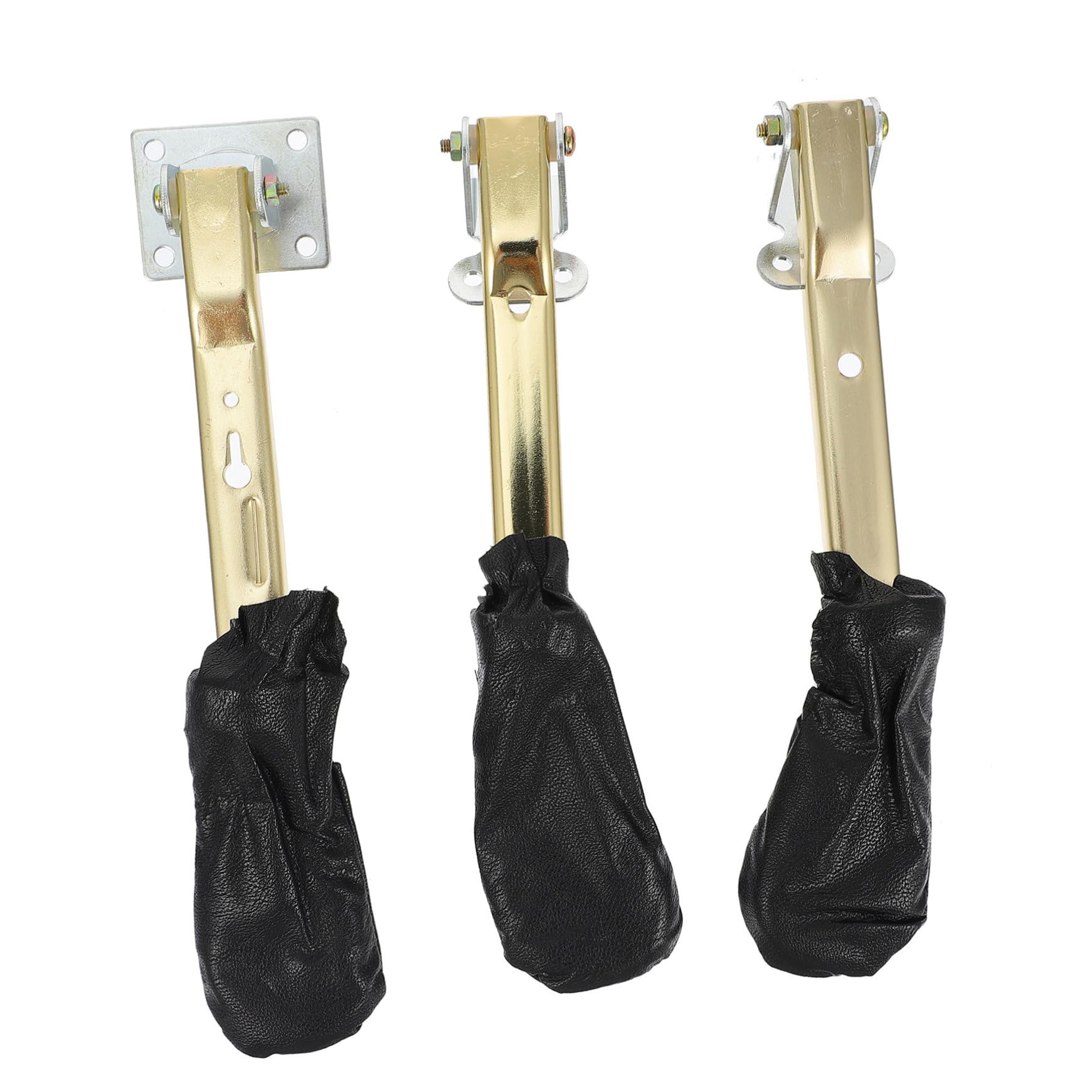 ERINGOGO 3 pezzi Pedali Piano in Metallo Premium per Pianoforte Verticale Accessori Resistente e Design Elegante Pedalini Dorati per Pianisti Professionisti e Appassionati