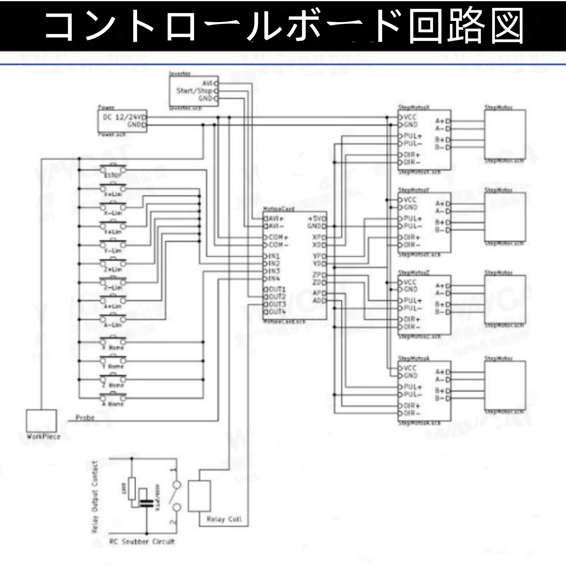Amazon.co.jp: CNC USB 4軸モーションコントロールカード ステッピング